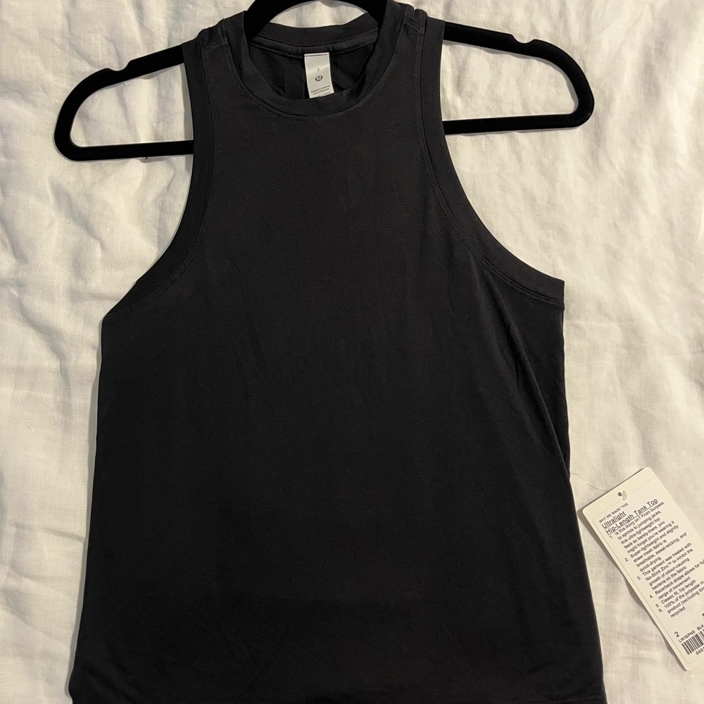Lululemon Athletica Charcoal Sleeveless Top
